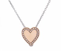 Halskette Salvini Dame Batticuore in Rosègold Diamante 0.21 Ct 20020606 - 20020606